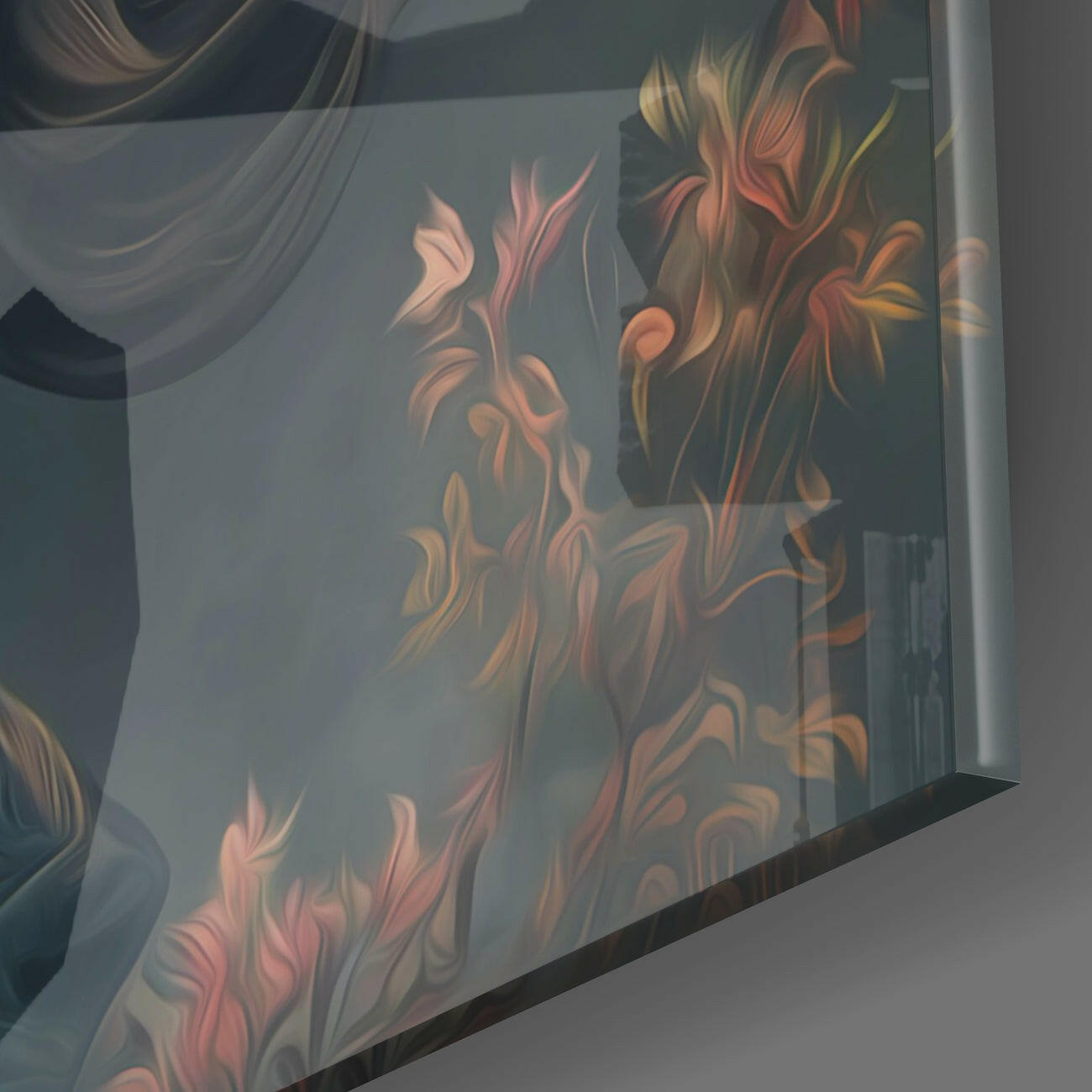 Dragon's Roar Glass Wall Art || Designers Collection