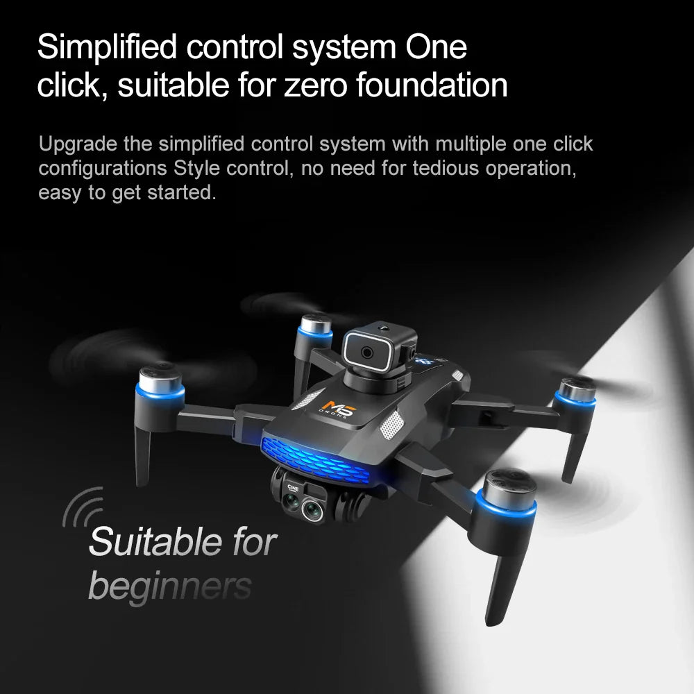 For Xiaomi M6 Drone Professional 8K Camera Drone 5G WIFI FPV UAV With screen remote control RC Dron avoidance Aerial Quadcopter