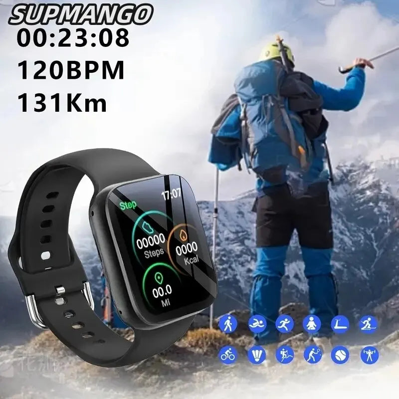 T88K Smart Sports Watch LCD Display 1.68 Men Waterproof Smart Watch Women Fashion Trend Watch