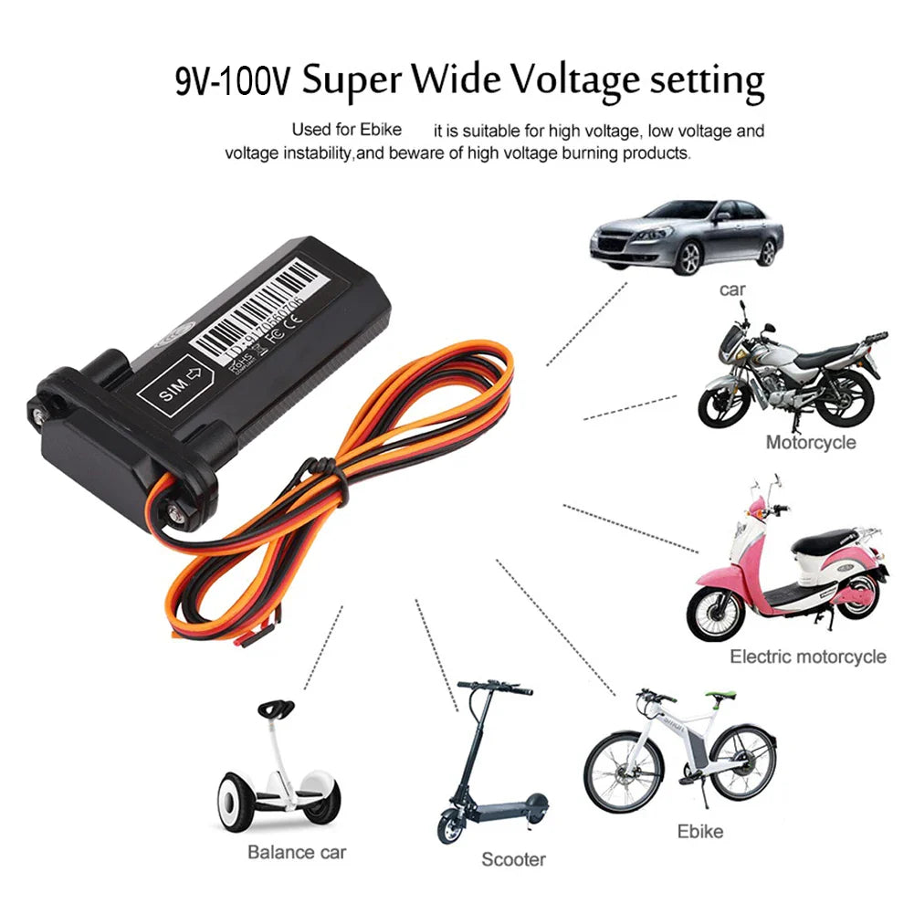 1/2PC 2G Mini Tracker Waterproof Builtin Battery GPS ST-901 for Car vehicle gps device 4 PIN Cable with Relay for Remote Control