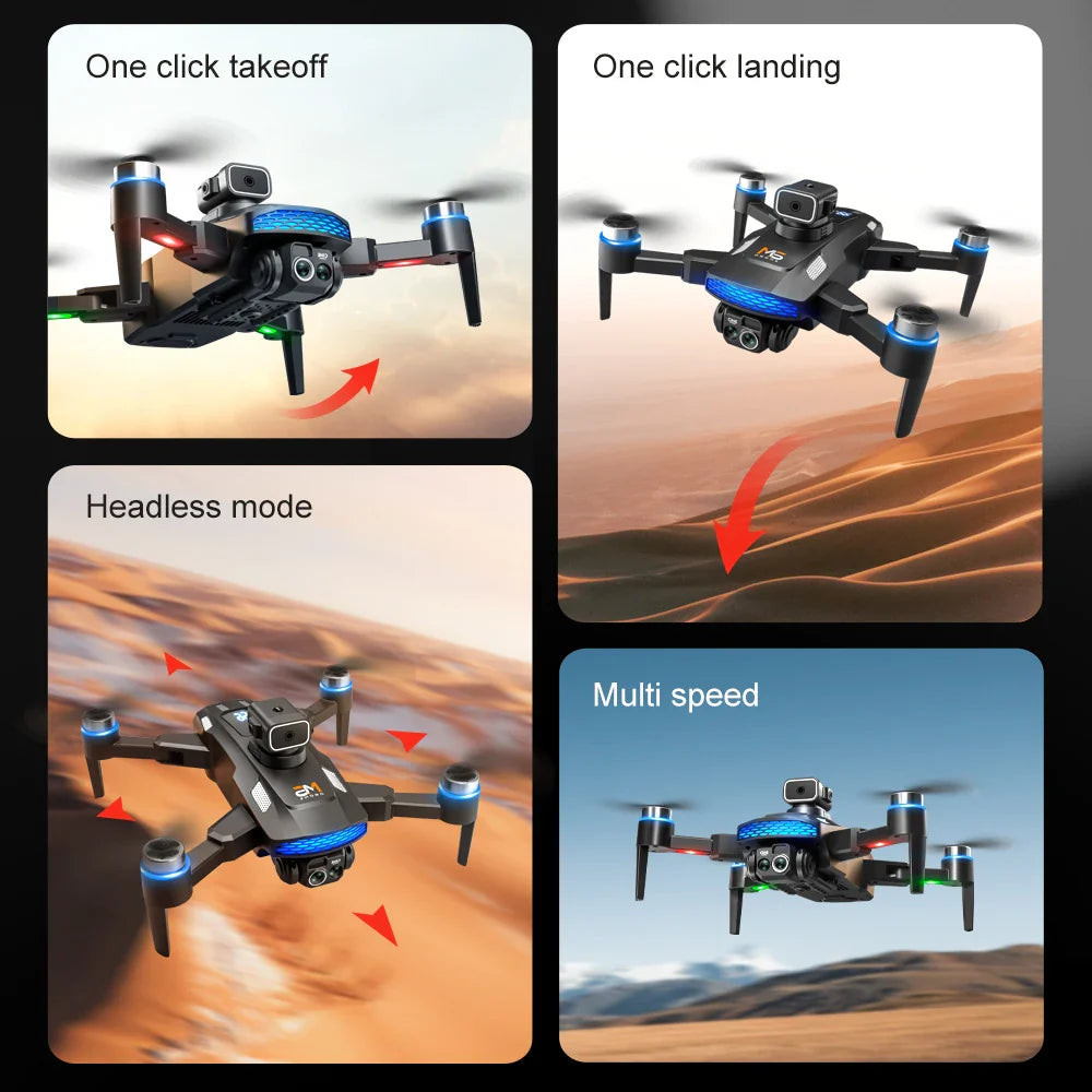 For Xiaomi M6 Drone Professional 8K Camera Drone 5G WIFI FPV UAV With screen remote control RC Dron avoidance Aerial Quadcopter