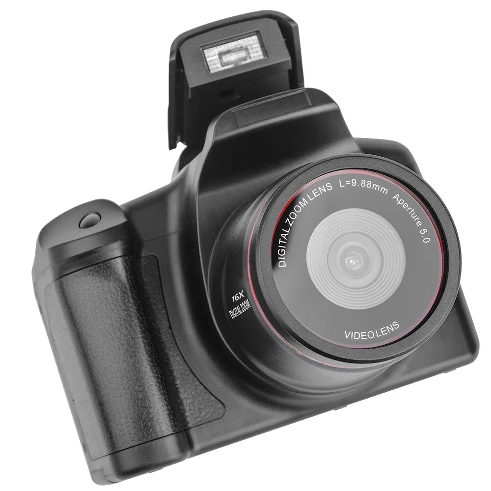 1080P 16MP Digital Camera 16X Zoom Vlogging Camera with 2.4 Inch LCD Screen Video Recorder for Photography