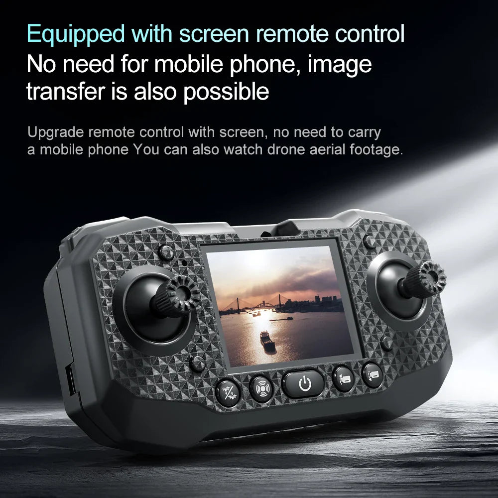 For Xiaomi M6 Drone Professional 8K Camera Drone 5G WIFI FPV UAV With screen remote control RC Dron avoidance Aerial Quadcopter