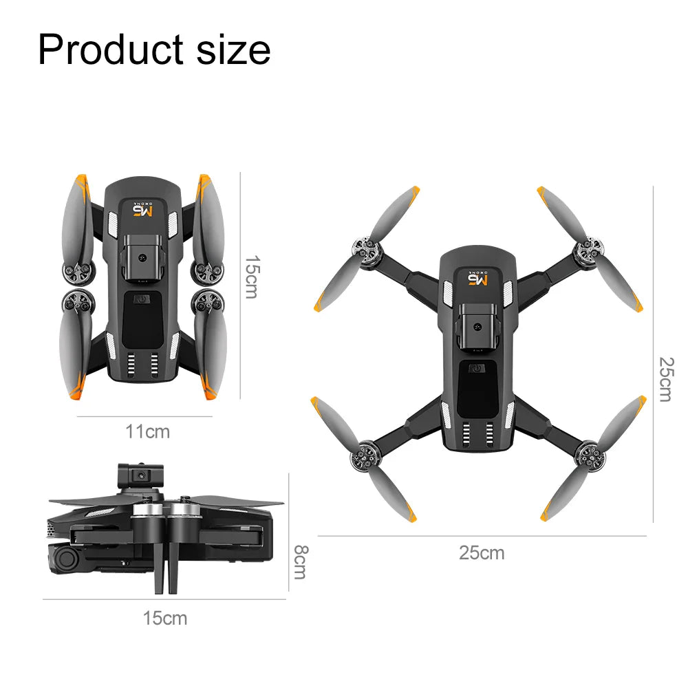 For Xiaomi M6 Drone Professional 8K Camera Drone 5G WIFI FPV UAV With screen remote control RC Dron avoidance Aerial Quadcopter