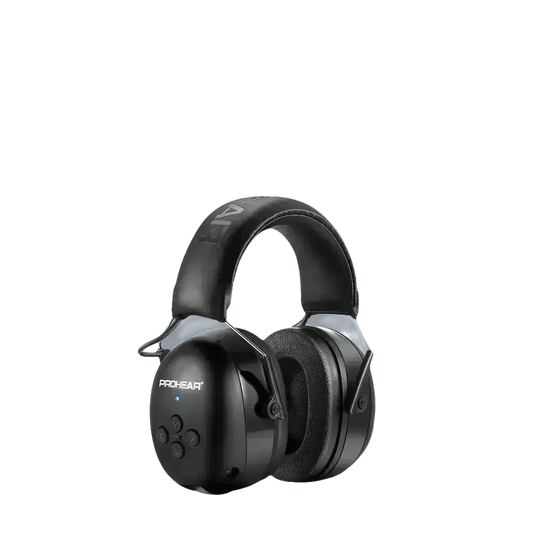 Black Noise Canceling Bluetooth Earmuffs