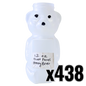 12 oz Plastic Flat Panel Honey Bears