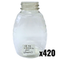 12 oz Plastic Classic Honey Jar