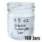 1.5 oz Glass Sample Jar