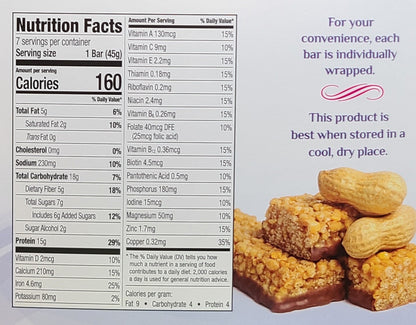 Peanut Crisp Bars