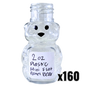2 oz Plastic Mini Flat Panel Honey Bears