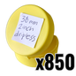 38mm 2-inch Inverted, Dripless Honey Jar Lids