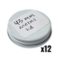 43mm Metal Jar Lid