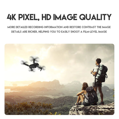 2023 New RC Drone With 4K HD Dual Camera WiFi FPV Foldable Quadcopter +4 Battery
