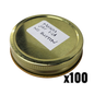 70 mm Mason Canning Jar Lid - Gold