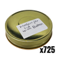70 mm Mason Canning Jar Lid - Gold