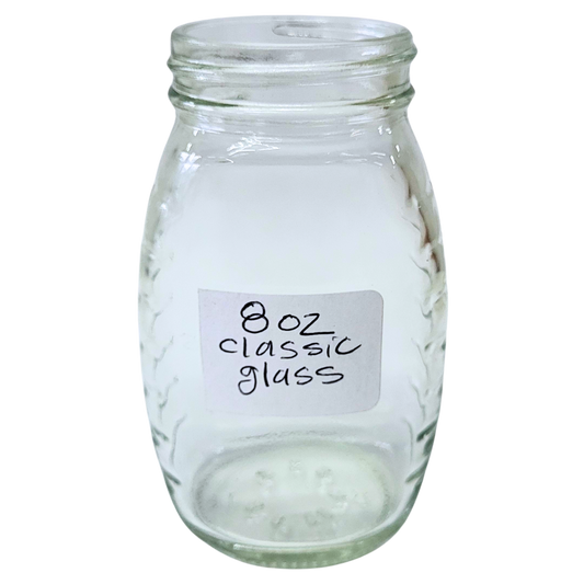 8 oz Glass Classic Honey Jar