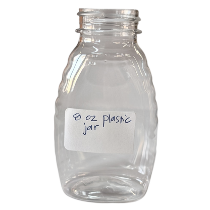 8 oz Plastic Classic Honey Jars