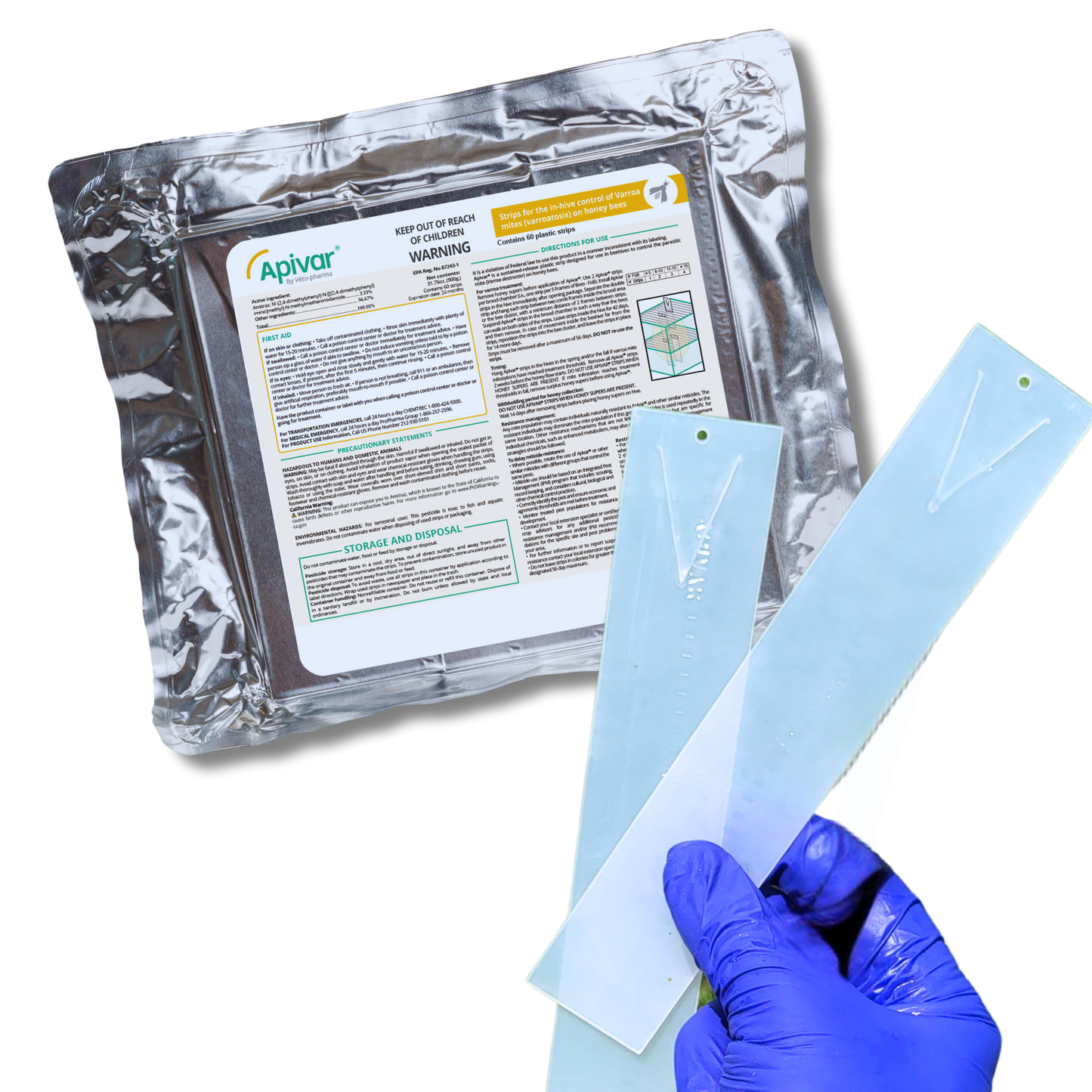 Apivar Original + Apivar 2.0 Varroa Mite Strips