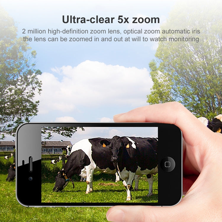 QX2 4G (EU Version) 1080P HD 360 Degrees Panoramic Day and Night Full-color IP66 Waterproof Smart Camera, Support Motion Detection / Two-way Voice / TF Card, EU Plug