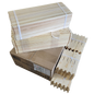 Deep 9 1/8-Inch Langsroth Frame, Grooved Top / Grooved Bottom With Double Wax Foundation