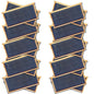 Deep 9 1/8-Inch Langsroth Frame, Grooved Top / Grooved Bottom With Double Wax Foundation