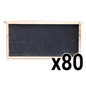 Deep 9 1/8-Inch Langsroth Frame, Grooved Top / Grooved Bottom With Double Wax Foundation