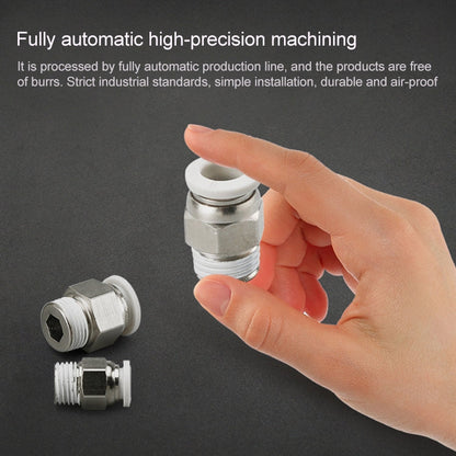 PC10-03 LAIZE 2pcs PC Straight Pneumatic Quick Fitting Connector