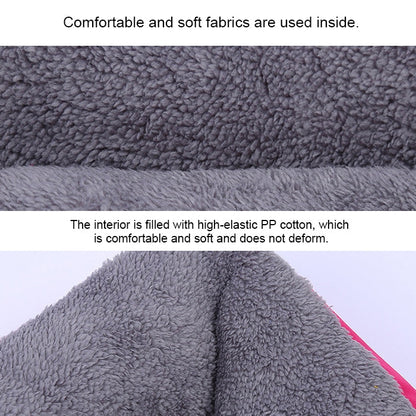 National Flag Four Seasons Genuine Warm Pet Dog Kennel Mat, Size: L, 66×50×14cm(Red)