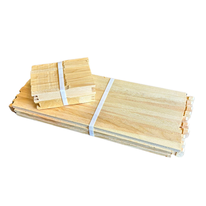 Medium 6 1/4-Inch Langstroth Frame, Grooved Top / Grooved Bottom