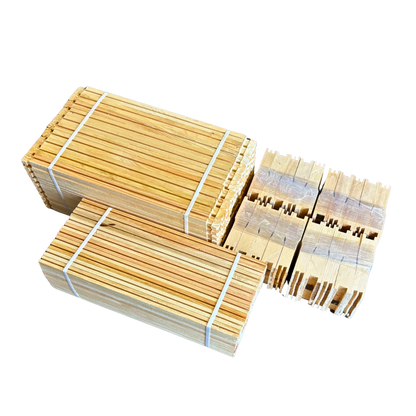 Medium 6 1/4-Inch Langstroth Frame, Grooved Top / Grooved Bottom