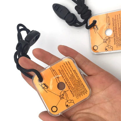 Multi-functional Survival Signal Mirror: The Ultimate Tool for Hiking, Camping, Hunting, Boating, Mountaineering and Outdoor Expeditions