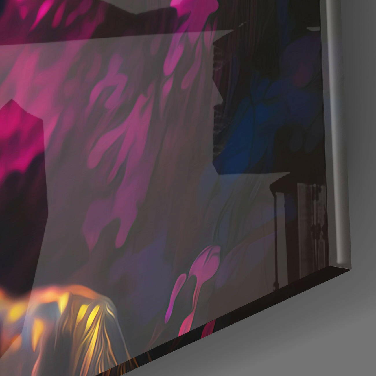 Dragon's Roar Glass Wall Art  || Designers Collection