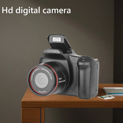 1080P 16MP Digital Camera 16X Zoom Vlogging Camera with 2.4 Inch LCD Screen Video Recorder for Photography