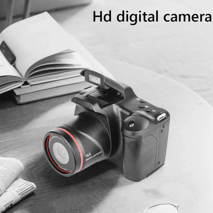 1080P 16MP Digital Camera 16X Zoom Vlogging Camera with 2.4 Inch LCD Screen Video Recorder for Photography