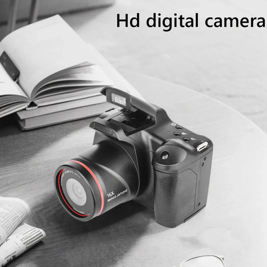 1080P 16MP Digital Camera 16X Zoom Vlogging Camera with 2.4 Inch LCD Screen Video Recorder for Photography