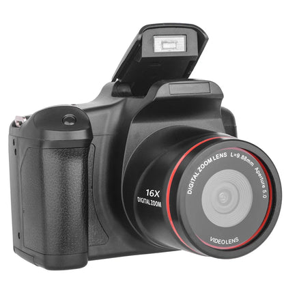 1080P 16MP Digital Camera 16X Zoom Vlogging Camera with 2.4 Inch LCD Screen Video Recorder for Photography