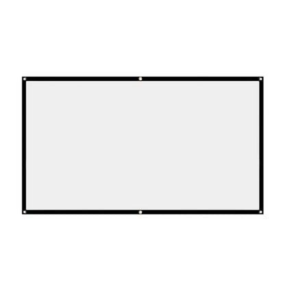 16:9 Portable Projector Screen Simple Projector Curtain 72/84/100/120/150 inch HD Display Screen Home Cinema Theater Movie Home