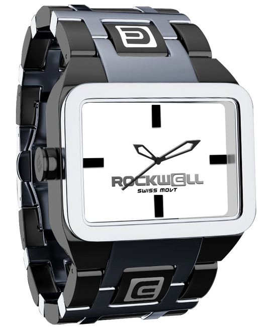 Duel Time (Silver/White/Black) Watch