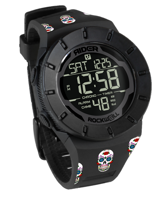 The Coliseum Fit™ - Sugar Skull FORUM EDITION (Phantom Black) Watch