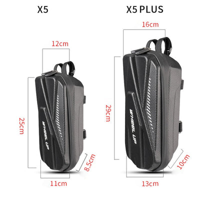 WHEEL UP X5 EVA Hard Shell Balance Bike Front Bag Electric Scooter Bicycle Front Bag Electric Folding Handle Bag, Size:X5-2L