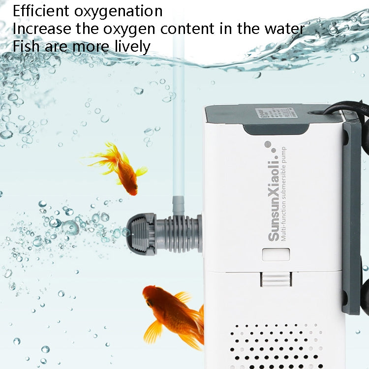 SunsunXiaoli Fish Tank Water Pump Small 3 In 1 Aquarium Circulating Filter Circulation Pump, CN Plug, Specification: 15W 1000F