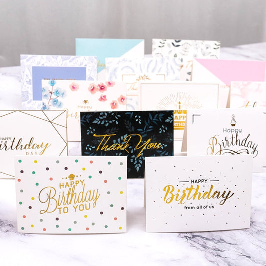 50 PCS Holiday Thank You Messages Greeting Cards(Best Wishes)