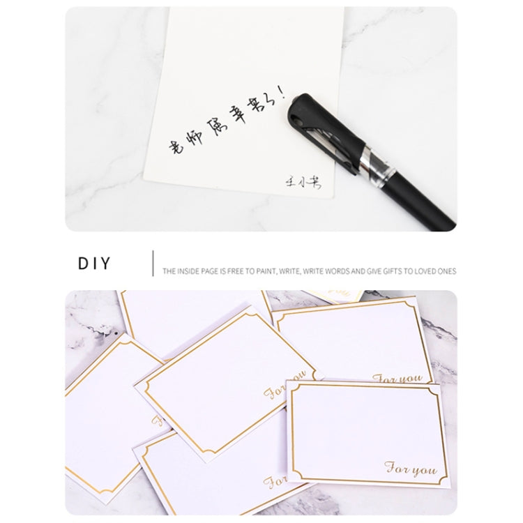 50 PCS Holiday Thank You Messages Greeting Cards(Best Wishes)