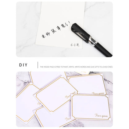 50 PCS Holiday Thank You Messages Greeting Cards(Best Wishes)