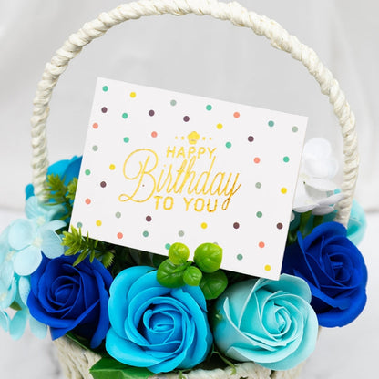 50 PCS Holiday Thank You Messages Greeting Cards(Best Wishes)