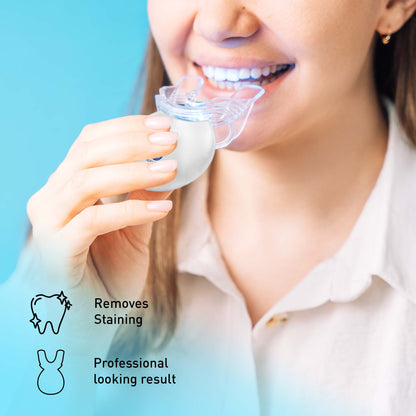 Pursonic Advanced Smile Care Bundle – LED Whitening Kit, Whitening Strips, & Ele