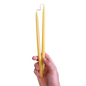 Thin Taper Beeswax Candles