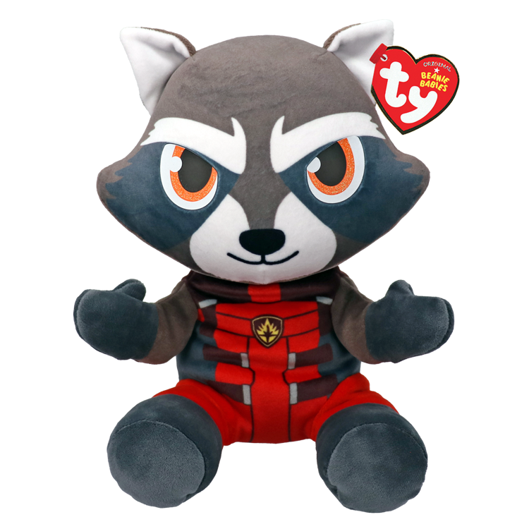 Ty Marvel Beanie Babies: Rocket (Small)