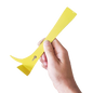 Yellow Hive Tool with Curved Hook