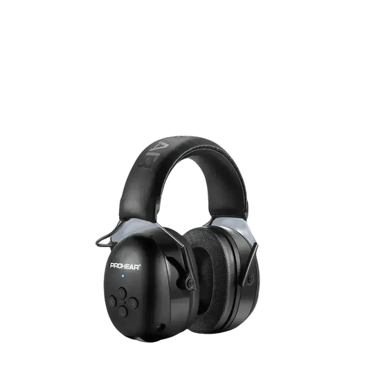 Black Noise Canceling Bluetooth Earmuffs